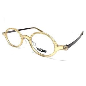 BOZ LONZO COL 6060 BEIGE YELLOW AUTHENTIC EYEGLASSES FRAME 41 23 140 FRAME